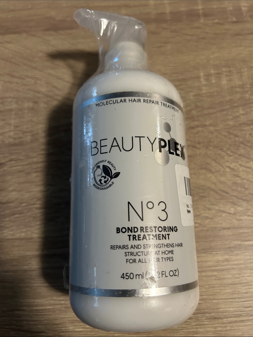 BeautyPlex No.3 Bond Restoring Treatment - Molecular Hair Repair Treatment, NEW